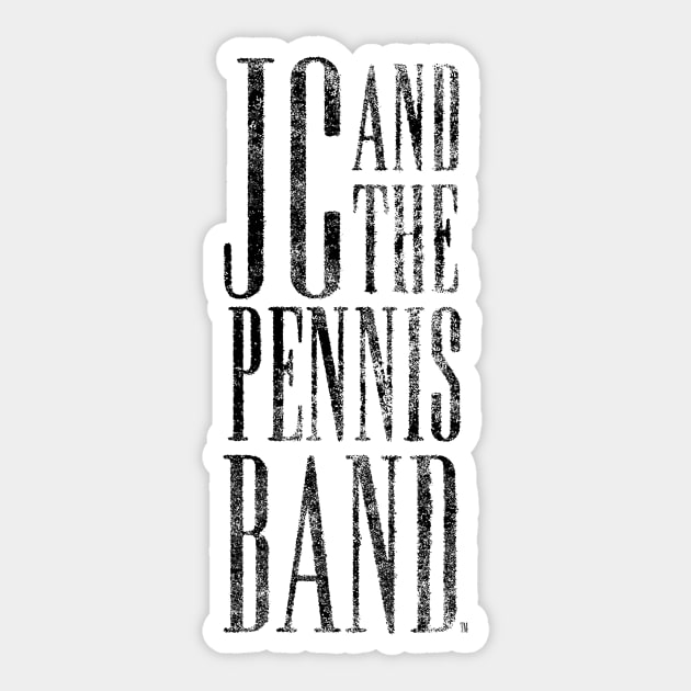 JCP Serif Design Sticker by JC and the Pennis Band